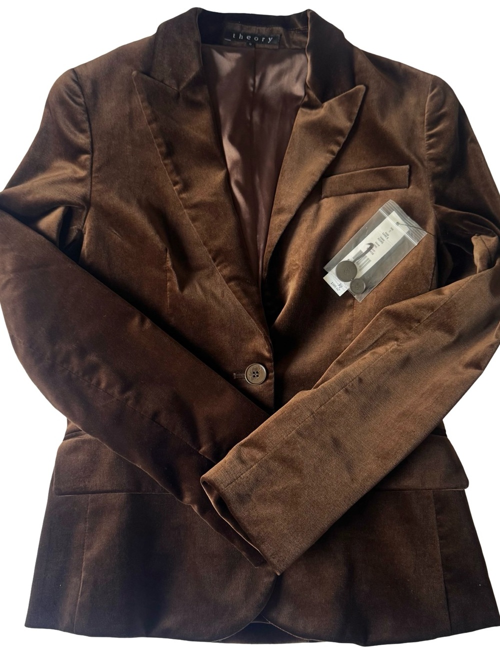 NWT Theory Women’s Velvet Blazer